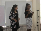 First Literary reading